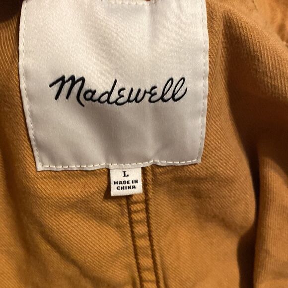NWOT Madewell Dark Sahara Yellow Southlake Military Jacket - Picture 6 of 8